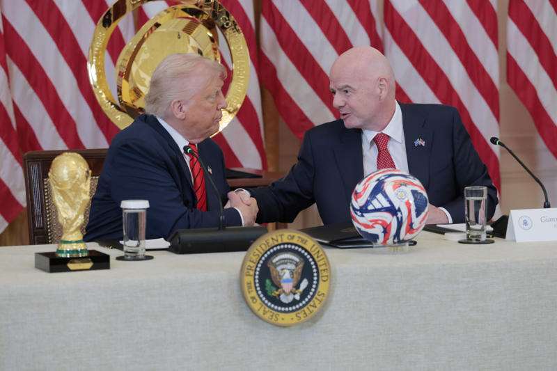 A tournament money spinner The 2026 World Cup task force, The Club World Cup, Will the US be ready to host the 2026 World Cup?, Travel ban, Trump and his "51st state", Mexico's answer, View of the US Travel Association, Coping with millions of visitors, Unacceptable visa waiting time, Department of State and FBI to step in, "America will welcome the world", Overstaying their welcome, Host cities in Canada, A tournament money spinner, Arriving on time, Delayed?