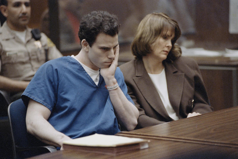 Physical assault Who are the Menendez brothers?, Crime scene, First court appearances, Nationwide notoriety, Sensational accusations, Physical assault, Mistrial, More allegations of abuse, The shots fired, Marriages, Legal appeals, Case review, Real-life case, New court hearing