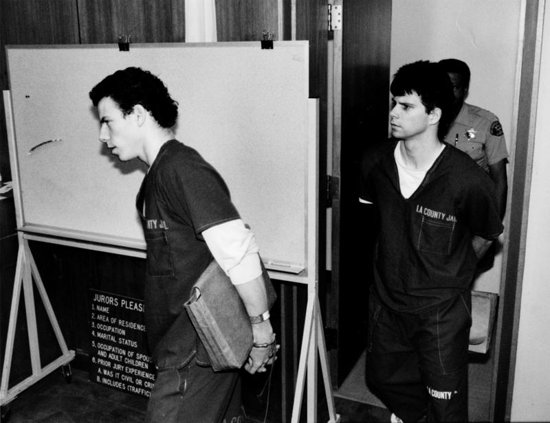 Arrest Who are the Menendez brothers?, Crime scene, First court appearances, Nationwide notoriety, Sensational accusations, Physical assault, Mistrial, More allegations of abuse, The shots fired, Marriages, Legal appeals, Case review, Real-life case, New court hearing