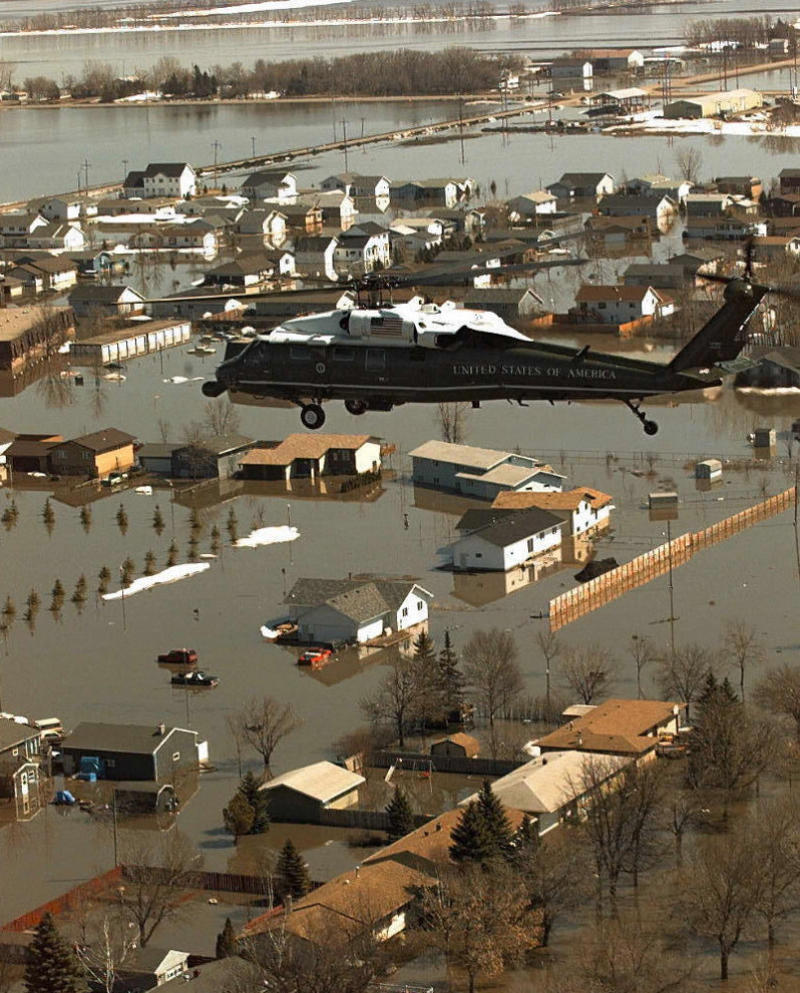Grand Forks flooding September 11 attacks, 1906 San Francisco earthquake, Portuguese colonial war, Hurricane Floyd, Eruption of Mount Vesuvius in 79 CE, The Great Famine (1845-1852), World War II evacuation of women and children in Germany, 1979 Mississauga train derailment, Operation Solomon, Grand Forks flooding, 2002 European floods, 2016 Fort McMurray wildfire, Hurricane Rita, 2021 Kabul airlift, Hurricane Gustav, Hurricane Irene, Typhoon Hagupit, Kincade Fire in 2019