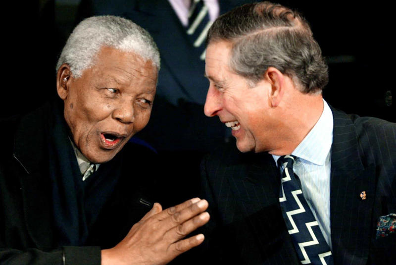 The Mandela effect The royals and the Eisenhowers, Nixon shows Prince Charles the White House front yard, The PM and the Prince, Ivory Coast patrol, Getting down to business, The Prince in India, The Prince down under, A candid with the Kohls, The future monarch and the Mitterrand, The Mandela effect, It's a bird, it's a plane, it's a Bush!, Putin and the Prince, Charles the peacemaker, Part of the conversation, Old friends having fun, Talks in the Oval Office, Charles and the Chancellor, Charles and Trump