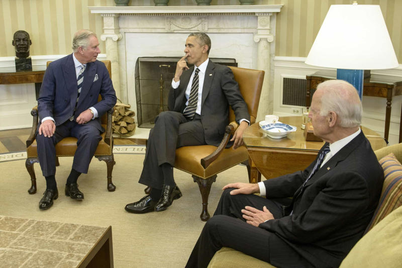 Talks in the Oval Office The royals and the Eisenhowers, Nixon shows Prince Charles the White House front yard, The PM and the Prince, Ivory Coast patrol, Getting down to business, The Prince in India, The Prince down under, A candid with the Kohls, The future monarch and the Mitterrand, The Mandela effect, It's a bird, it's a plane, it's a Bush!, Putin and the Prince, Charles the peacemaker, Part of the conversation, Old friends having fun, Talks in the Oval Office, Charles and the Chancellor, Charles and Trump