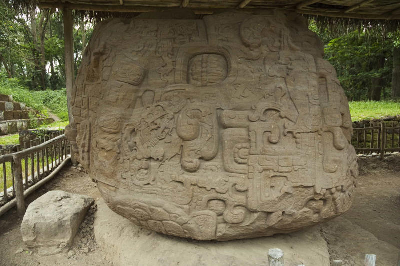 Chichen Itza, Mexico, Tulum, Mexico, Palenque, Mexico, Uxmal, Mexico, Becan, Mexico, Caracol, Belize, Tikal, Guatemala, Mayapan, Mexico, El Mirador, Guatemala, Quiriguá, Guatemala, Copán, Honduras, Yaxchilan, Mexico, Yaxha, Guatemala, Calakmul, Mexico, Tazumal, El Salvador