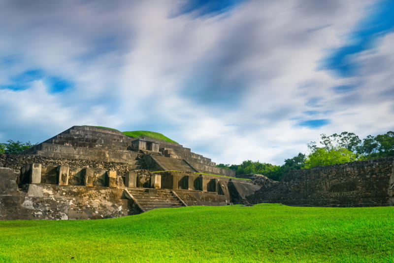 Chichen Itza, Mexico, Tulum, Mexico, Palenque, Mexico, Uxmal, Mexico, Becan, Mexico, Caracol, Belize, Tikal, Guatemala, Mayapan, Mexico, El Mirador, Guatemala, Quiriguá, Guatemala, Copán, Honduras, Yaxchilan, Mexico, Yaxha, Guatemala, Calakmul, Mexico, Tazumal, El Salvador