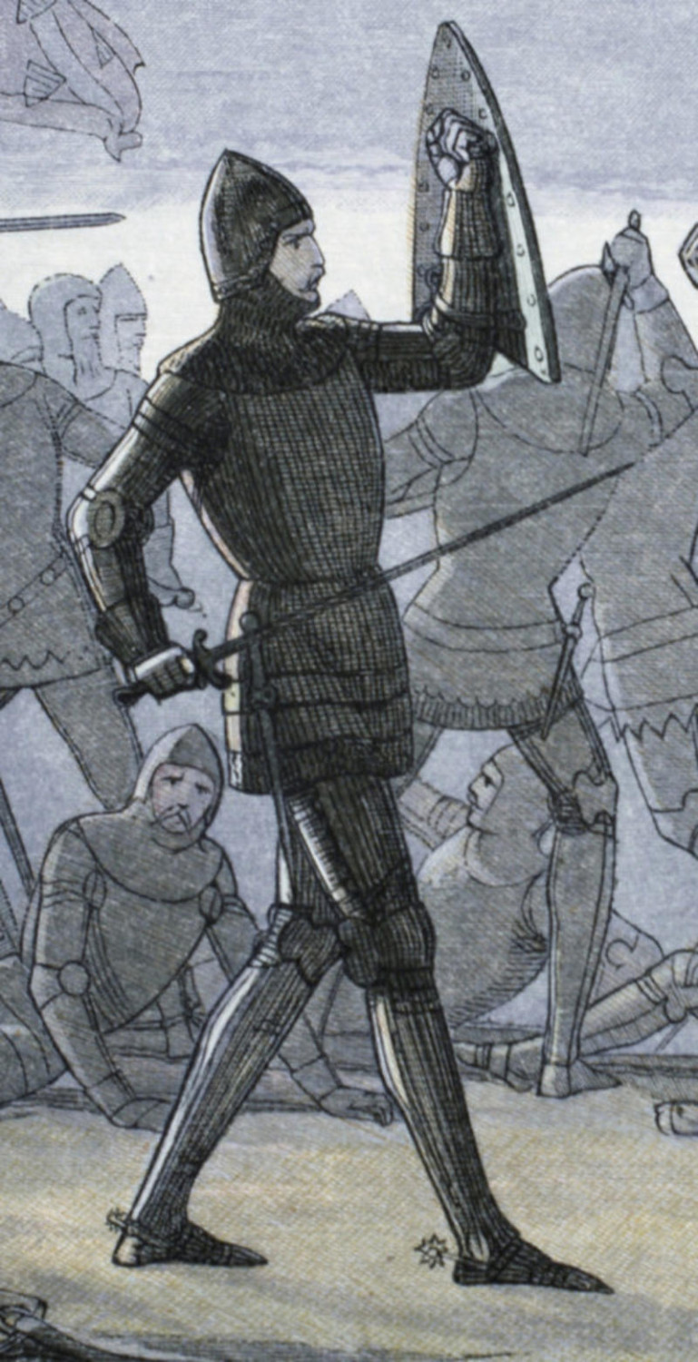 Siege of Calais Claim to two thrones, Edward's first battle, Battle of Crécy, Siege of Calais, Black Death, Battle of Poitiers, Spanish chapter, The Black Prince's Ruby, Siege of Limoges, Edward lost one of his two sons, Why was Prince Edward known as the Black Prince?