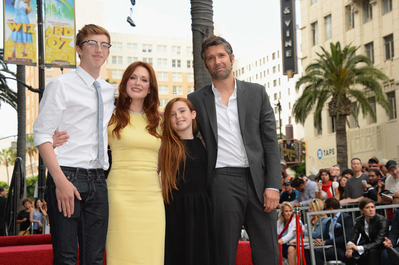 An open-minded mom Vocal advocate for LGBTQ rights, An open-minded mom, She has attended many pride parades, Actress, advocate, writer, An unbreakable bond, A star in his movie debut, A driving force for Ford, 'Freeheld' (2015), 'Maps to the Stars' (2014), Positive reception for 'Maps to the Stars', 'The Kids Are All Right' (2010), 'Chloe' (2009), 'The Private Lives of Pippa Lee' (2009), 'The Hours' (2002), Praise for 'The Hours', 'Psycho' (1998)