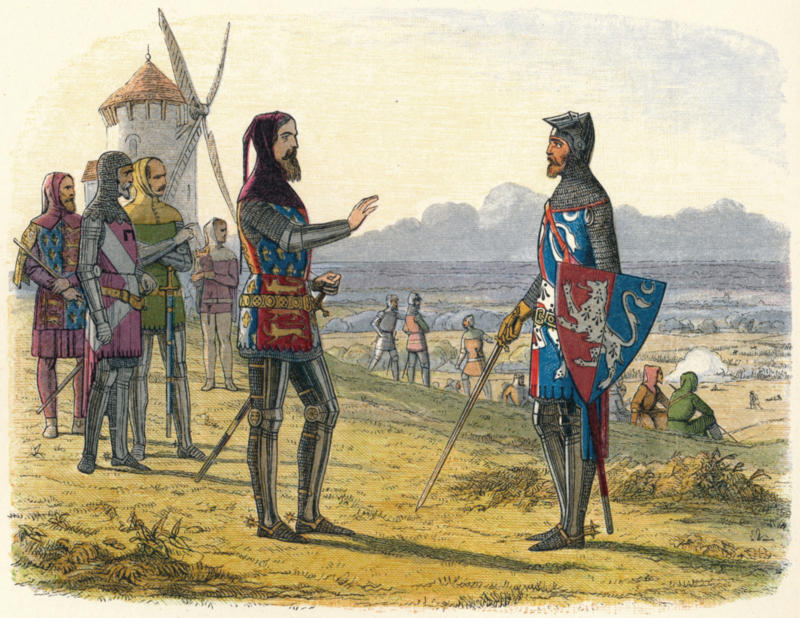 Battle of Crécy Claim to two thrones, Edward's first battle, Battle of Crécy, Siege of Calais, Black Death, Battle of Poitiers, Spanish chapter, The Black Prince's Ruby, Siege of Limoges, Edward lost one of his two sons, Why was Prince Edward known as the Black Prince?