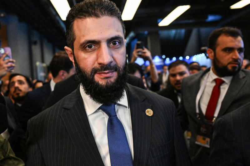 Keeping them on their toes, Wrestling with the reality, Impromptu meeting with al-Sharaa, Trump's praise for former jihadist, A quick hello, 50-year sanctions lifted, "A chance at greatness", "Time to shine", A step up, All in the past, Years of US estrangement, The start of a new era in the Middle East?, Turkey and Saudi's role, A standing ovation, Fireworks in Damascus, A glimmer of hope for a beleaguered land, Undermining Iranian influence, Huge investment on the cards
