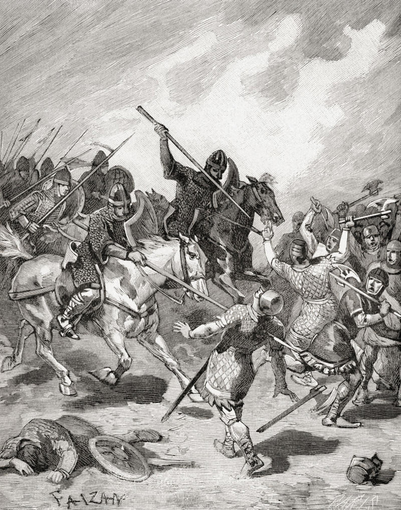 The Early Middle Ages, Myth and legend, The "long haired kings", Battle of Tolbiac, Conversion to Christianity, Codification of Salic law (Lex Salica), Clovis' death, Clotaire I (c. 497 CE - 561 CE), Internal struggles, Childebert II (570 CE - 595/6 CE), Clotaire II (584 CE -629 CE), Clovis II (633 CE - 657 CE), Battle of Tertry (687 CE), Kings of Francia, Merovingian legacy