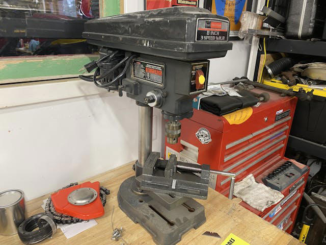 Ratchets, Torque Wrenches, Micrometers/Calipers, Sharp Things with Non-Replaceable Blades, Drill Press, Most Anything That Can Rust