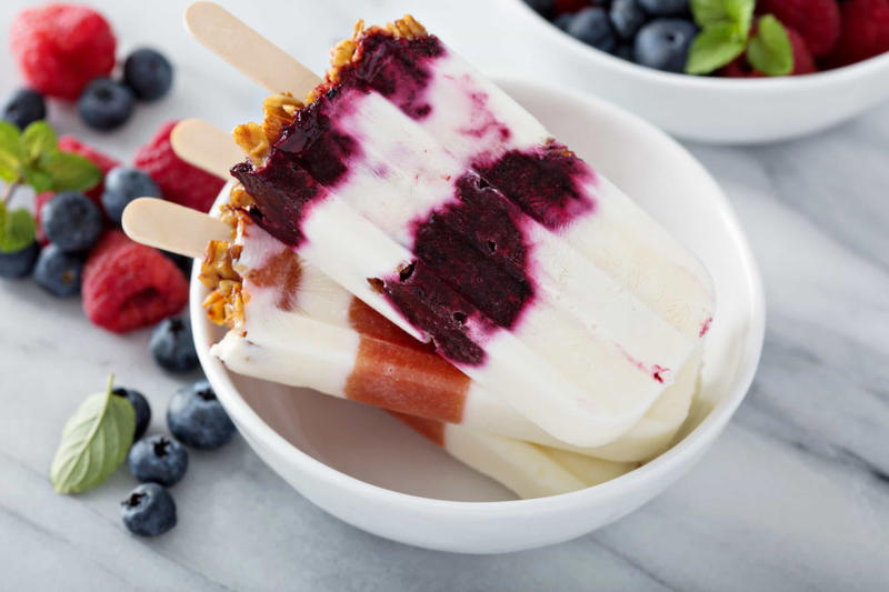 Breakfast popsicle Berry yogurt smoothie, Baked eggs skillet, Breakfast popsicle, Blender muffin, Savory breakfast bowl, Cheesy chaffles, Cucumber and salmon toast, Cheesy spinach baked eggs, Buckwheat porridge, One-cup pancakes, Banana and chia seed toast, Tofu scramble, Turkey breakfast patties, Savory oatmeal with egg, Butternut squash breakfast hash, Cranberry and hazelnut bread, Banana and oatmeal cup