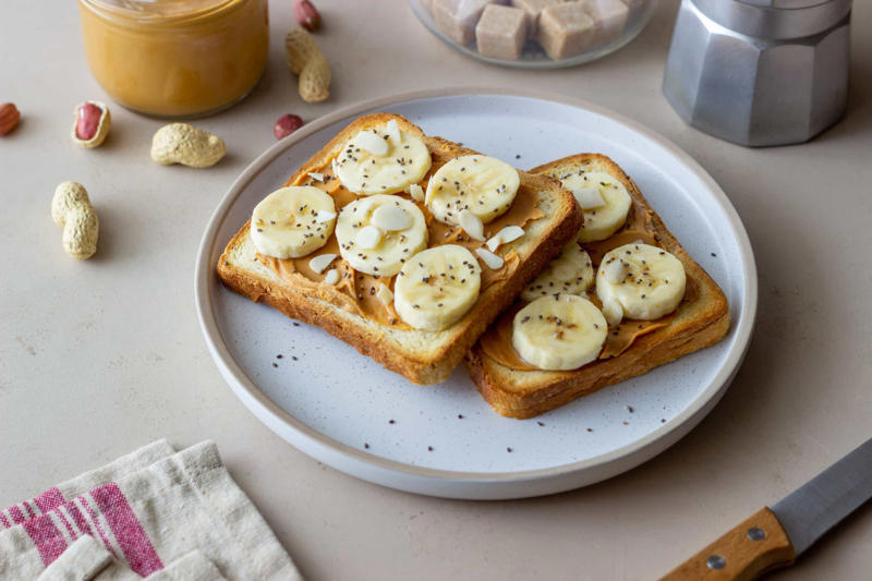 Banana and chia seed toast Berry yogurt smoothie, Baked eggs skillet, Breakfast popsicle, Blender muffin, Savory breakfast bowl, Cheesy chaffles, Cucumber and salmon toast, Cheesy spinach baked eggs, Buckwheat porridge, One-cup pancakes, Banana and chia seed toast, Tofu scramble, Turkey breakfast patties, Savory oatmeal with egg, Butternut squash breakfast hash, Cranberry and hazelnut bread, Banana and oatmeal cup