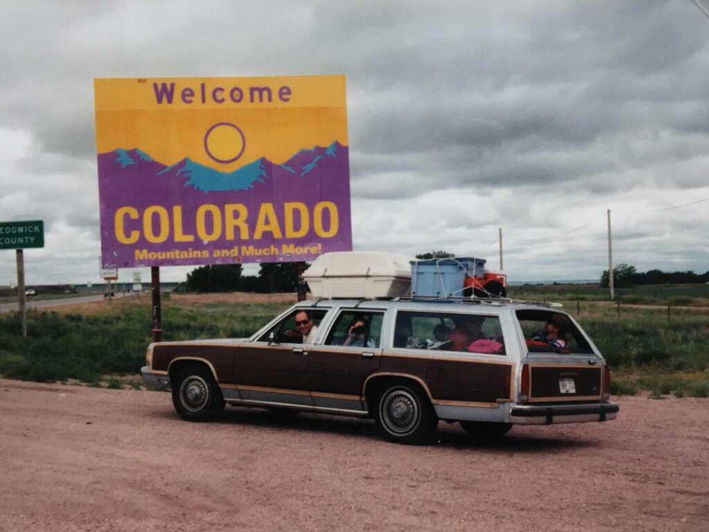 5. Family road trip 1. They broke down in the middle of the desert, 1960s, 2. Taking a family trip to the Continental Divide, late '70s, 3. A late '70s road trip to Pennsylvania, 4. Flat tires are a part of the journey, 5. Family road trip, 6. A 1960s station wagon trip, 7. Roadside picnic, 1960, 8. Calling home for directions, 9. Welcome to Utah, 10. Steve McQueen and his wife, Neile Adams, 11. Family road trip, 1987, 12. Get cozy in the back of the truck, 13. A quick stop for some lunch, 14. Mom needed to stretch her legs, 15. The end of a long road trip, 16. Road trip through the redwoods, 1975, 17. A 1979 road trip to Kansas, 18. The whole family is in that car, 19. Hanging out in the camper, late '70s, 20. Another bike trip, late 1970s, 21. Is it a road trip if it's on a horse?, 22. Post-graduation road trip, 23. Pets need a bathroom break too, 24. Road tripping in the early '70s