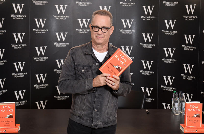Tom Hanks, 'Uncommon Type' Dolly Parton, Kendall and Kylie Jenner, 'Rebels: City of Indra', Madonna, 'The English Roses', Lauren Graham, 'Someday, Someday Maybe', Hilary Duff, 'Elixir', Jesse Eisenberg, 'Bream Gives Me Hiccups', Britney Spears and Lynne Spears, 'A Mother's Gift', Hugh Laurie, 'The Gun Seller', Nicole Richie, 'The Truth About Diamonds', Kareem Abdul-Jabbar, 'Mycroft Holmes', David Duchovny, 'Holy Cow', Bella Thorne, 'Autumn Falls', Steve Martin, 'Shopgirl', Chris Harrison, 'The Perfect Letter', James Franco, 'Palo Alto', Willie Nelson, 'A Tale Out of Luck', Tom Hanks, 'Uncommon Type', Bob Dylan, 'Tarantula', Nick Cave, 'The Death of Bunny Monro', Woody Allen, 'Without Feathers'