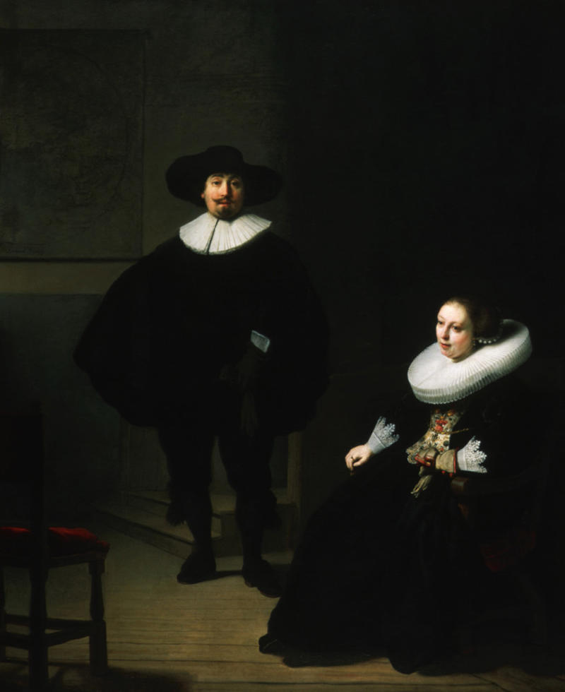 'A Lady and Gentleman in Black' by Rembrandt van Rijn 'Rest on the Flight into Egypt' by Titian, 'Portrait of a Lady' by Gustav Klimt, 'The Concert' by Johannes Vermeer, 'Portrait of the Duke of Wellington' by Francisco de Goya, 'Mona Lisa' by Leonardo da Vinci, 'Landscape with Cottages' by Rembrandt van Rijn, 'Beach at Scheveningen in Stormy Weather' by Vincent van Gogh, 'A Lady and Gentleman in Black' by Rembrandt van Rijn, 'The Scream' by Edvard Munch, 'Saint Jerome Writing' by Caravaggio, 'Francis Bacon' by Lucian Freud, 'Congregation Leaving the Reformed Church at Nuenen' by Vincent van Gogh