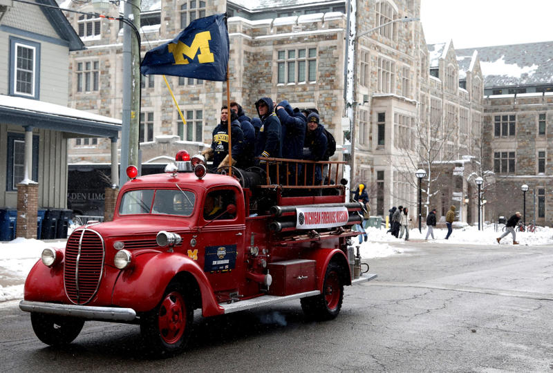 18. University of Nebraska -- Lincoln, 17. University of Oregon, 16. University of Iowa, 15. Indiana University -- Bloomington, 12. University of Minnesota -- Twin Cities, 9. University of Maryland, College Park, 6. University of Wisconsin -- Madison, 5. University of Illinois Urbana-Champaign, 4. University of Southern California, 3. University of Michigan -- Ann Arbor, 2. University of California -- Los Angeles, 1. Northwestern University