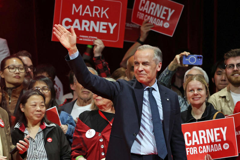 The Liberals maintained a lead throughout the election Mark Carney is winning hearts and minds, Beating the Conservative Party, Carney has a high favorability rating, Poilievre’s new political problem, Carney versus Poilievre, Pierre Poilievre isn't doing as well, Other important recent findings, Optimism surged under new Liberal leadership, Positive Impressions are up, Optimism about Canada, Big approval numbers, Carney earned high marks, Carney’s personal brand has been a big asset, Popular with Canadians, Still not as well liked as Justin Trudeau, Falling behind former Prime Minister, Even Stephen Harper scored better at first, Carney has room to grow, The Liberals are well situated, A wider gap in vote share, Carney has a huge advantage