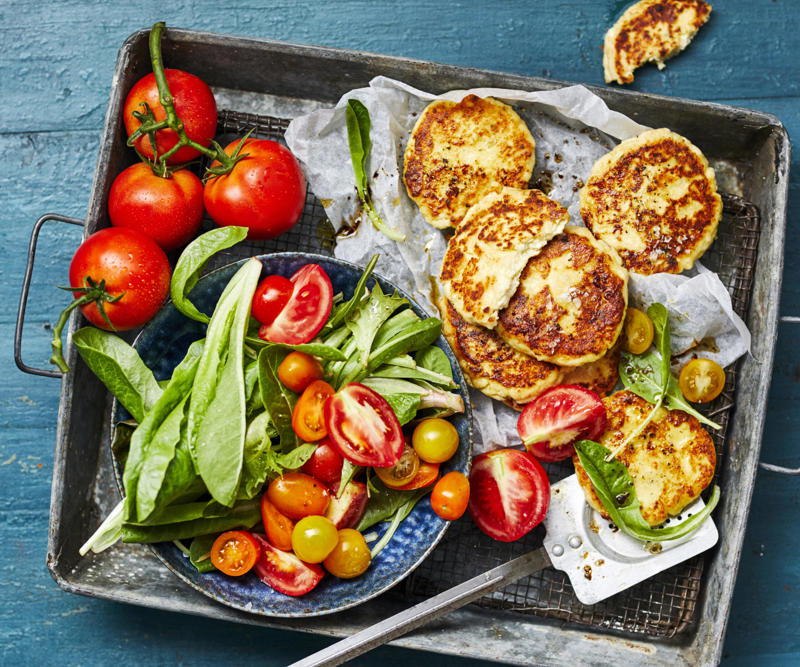 Ingredients, Zucchini fritters serving suggestion, Test Kitchen tip, Zucchini fritter flavour variations, More fabulous fritters