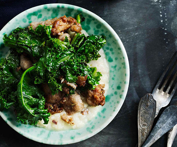 Our favourite risotto recipes,          Barbaresco risotto with Gorgonzola      ,          Fico’s pea risotto with buffalo mozzarella and spring herbs      ,          Pumpkin and vermouth risotto with parmesan and mascarpone      ,          Mushroom and mascarpone risotto      ,          Cauliflower and Taleggio risotto with anchovy pangrattato      ,          Enrico Tomelleri’s risotto with pumpkin, Gorgonzola and brown butter      ,          Jacques Reymond’s snail and smoked sausage risotto with walnuts and Comté      ,          Rabbit with pearl barley risotto and rosemary jus      ,          Basic risotto      