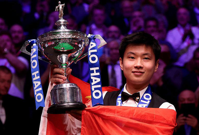 10. Jordan Brown – 2018, 9. Jackson Page – 2021, 8. Fan Zhengyi – 2020, 7. Lei Peifan – 2019, 6. Jak Jones – 2018, 5. Chris Wakelin – 2013, 4. Si Jiahui – 2019, 3. Zhang Anda – 2014, 2. Dave Gilbert – 2011, 1. Zhao Xintong – 2018