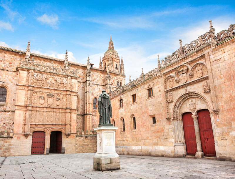 University of Salamanca, Spain, Flagler College, USA, Trinity College, Ireland, Princeton University, USA, University of Glasgow, Scotland, Furman University, USA, Royal Roads University, Canada, University of San Diego, USA, University of Cambridge, England, University of Bologna, Italy, University of London, England, University of Edinburgh, Scotland, Yale University, USA, University of Oxford, England, University of British Columbia, Canada, University of Hawaiʻi at Mānoa, USA