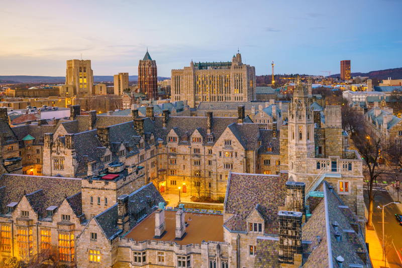 University of Salamanca, Spain, Flagler College, USA, Trinity College, Ireland, Princeton University, USA, University of Glasgow, Scotland, Furman University, USA, Royal Roads University, Canada, University of San Diego, USA, University of Cambridge, England, University of Bologna, Italy, University of London, England, University of Edinburgh, Scotland, Yale University, USA, University of Oxford, England, University of British Columbia, Canada, University of Hawaiʻi at Mānoa, USA