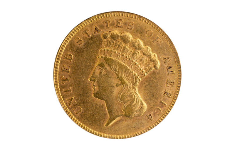 25. 350-300 BC Pantikapaion Gold Stater: .8 million (.3m/£4m today), 24. 1740 Ivan VI Pattern Silver Rouble: .86 million (.4m/£4.1m today), 23. 1804 Draped Bust Silver Dollar Class I MHQG Specimen: .88 million (.3m/£4m today), 22. 1885 Trade Dollar: .96 million (m/£3.8m today), 21. 1898 Single 9 Pond:  million (.9m/£4.4m today), 20. 2007  Million Canadian Gold Maple Leaf:  million (.9m/£4.4m today), 19. 42 BC Aureus of Marcus Junius Brutus: .2 million (.2m/£3.9m today), 18. 1913 Liberty Head Nickel Walton Specimen: .2 million (£3.2m), 17. 1907 Saint-Gaudens Double Eagle Ultra High Relief: .32 million (£3.2m), 16. 1907 Saint-Gaudens Double Eagle Ultra High Relief: .75 million (.6m/£4.2m today), 15. 723 Umayyad Gold Dinar: .78 million (m/£4.5m today), 14. 1913 Liberty Head Nickel Eliasberg Specimen:  million (.7m/£5.8m today), 13. 1787 Brasher Doubloon EB Punch on Wing:  million (.4m/£4.8m today), 12. 1804 Plain Four Draped Bust Eagle: .28 million (.2m/£4.7m today), 11. 1870 Three-Dollar Piece: .52 million (.5m/£4.9m today), 10. 723 Umayyad Gold Dinar:  million (.5m/£6.4m today), 9. 1794 Flowing Hair Silver Dollar Lord St Oswald Specimen: .6 million (.6m/£6.4m today), 8. 1903 Fengtien Tael: .9 million (£5.2m), 7. 1861 Paquet Liberty Head Double Eagle: .2 million (.5m/£6.4m today), 6. 1787 Brasher Doubloon EB Punch on Breast: .4 million (.5m/£7.9m today), 5. 1804 Draped Bust Silver Dollar Class I Childs-Pogue Specimen: .68 million (.1m/£6.8m today), 4. 1822 Half Eagle Eliasberg-Pogue Specimen: .4 million (.9m/£7.4m today), 3. 1787 Brasher Doubloon EB Punch on Wing: .36 million (.1m/£8.3m today), 2. 1794 Flowing Hair Silver Dollar Neil-Carter Specimen:  million (£9m)
