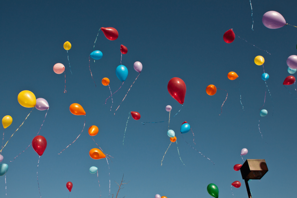 #12: Biodegradable Balloons #1: Biodegradable Plastic Bags, #3: Biodegradable Coffee Cups, #4: Biodegradable Cutlery, #6: Biodegradable Sanitary Products, #7: Biodegradable Packaging Peanuts, #9: Biodegradable Food Containers, #10: Biodegradable Straws, #12: Biodegradable Balloons, #13: Biodegradable Glitter, #15: Biodegradable Toothbrushes, #16: Biodegradable Pens, #18: Biodegradable Clothing, #19: Biodegradable Detergent Pods