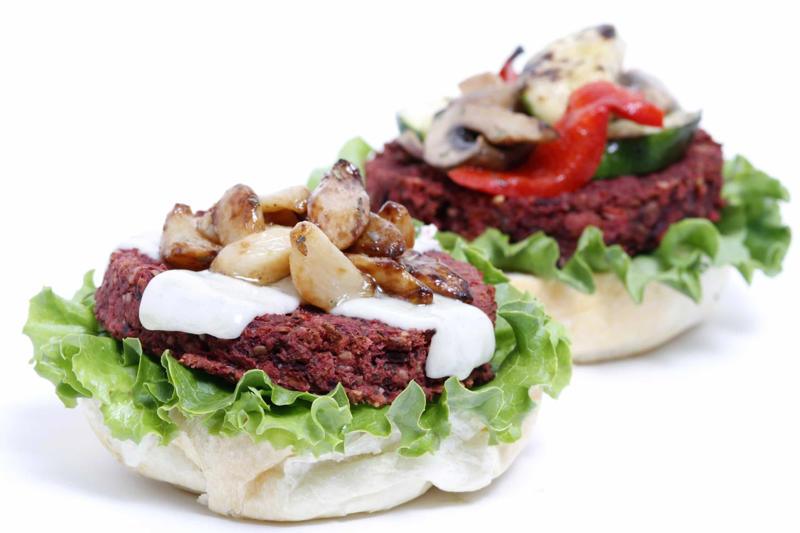 Caribbean-style burger, Southern BBQ pork burger, Teriyaki burger with grilled pineapple, Chimichurri burger, Black bean burger, Filled burger, Beetroot burger, Tuna burger, Thai burger with peanut sauce, Muffin-tin burger, Turkey burger with guacamole, Portobello burger, Turkey chili burger, Fish and shrimps burger, Chickpeas burger, Meat and seafood burger