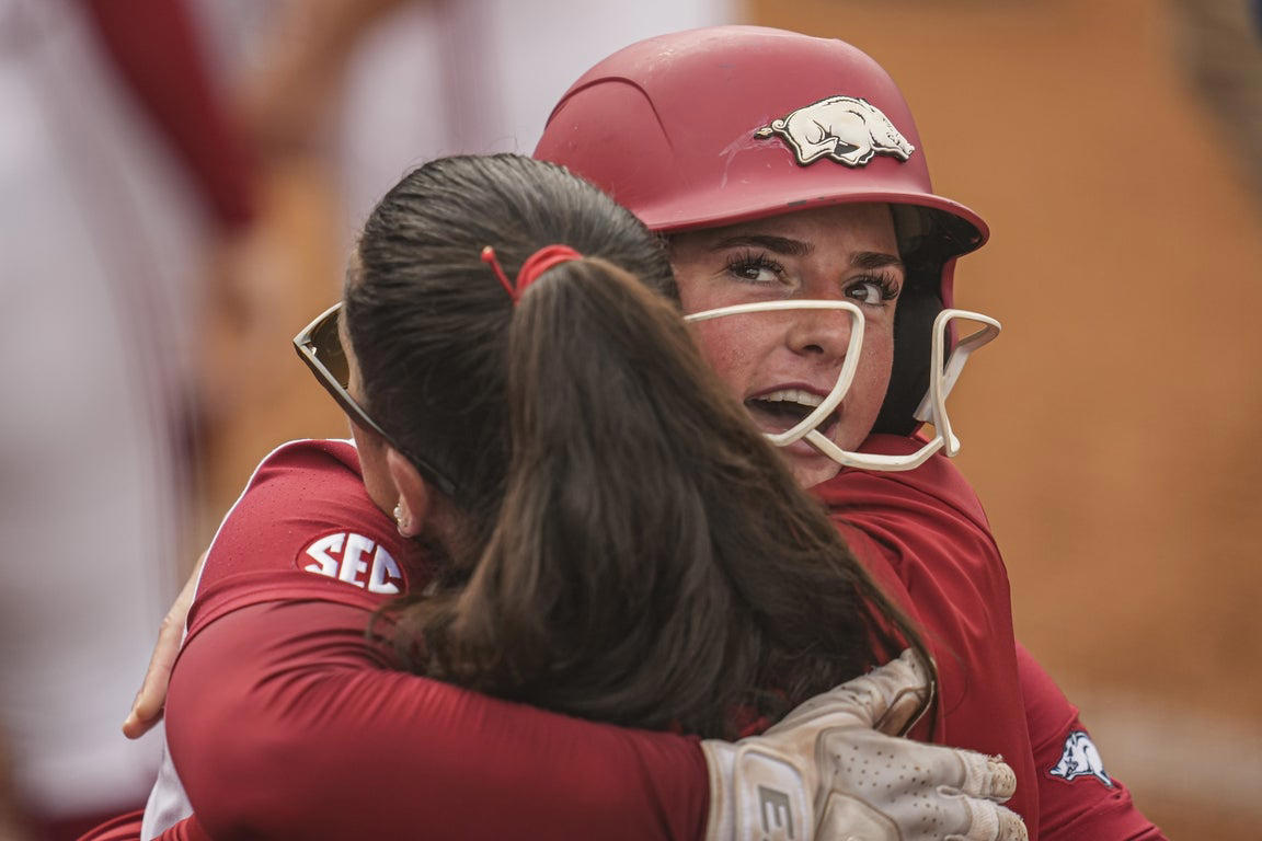 The emotion of NCAA softball, in photos