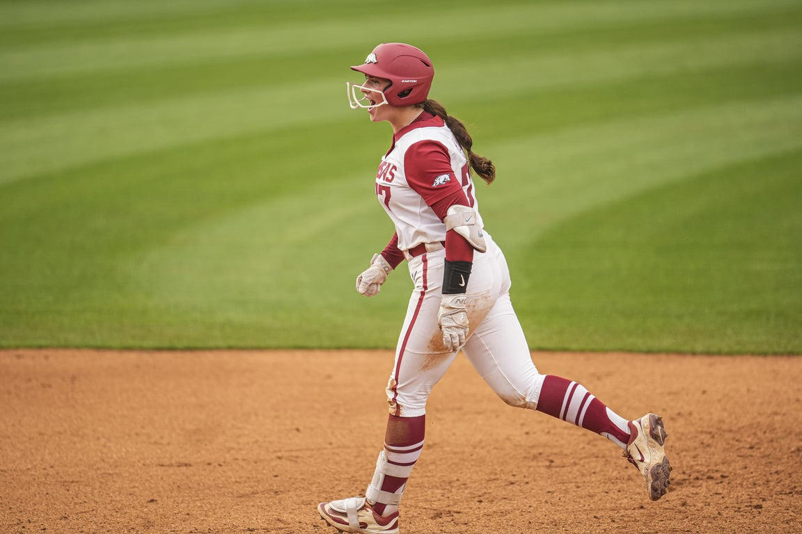 The emotion of NCAA softball, in photos