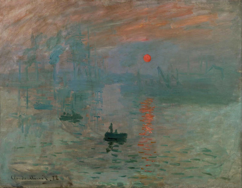 'Impression, Sunrise' 'Mona Lisa', 'The Storm on the Sea of Galilee', 'Bal du moulin de la Galette', 'Salvator Mundi', 'The Last Supper', 'Girl with a Pearl Earring', 'Las Meninas', 'The Fighting Temeraire', 'Impression, Sunrise', 'Whistler's Mother', 'The Starry Night', 'The Hay Wain', 'Arnolfini Portrait', 'A Sunday Afternoon on the Island of La Grande Jatte'