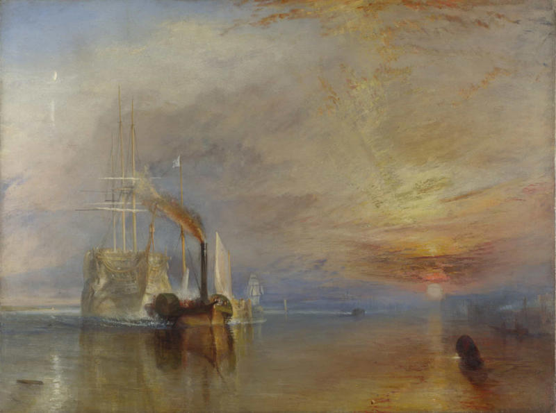 'The Fighting Temeraire' 'Mona Lisa', 'The Storm on the Sea of Galilee', 'Bal du moulin de la Galette', 'Salvator Mundi', 'The Last Supper', 'Girl with a Pearl Earring', 'Las Meninas', 'The Fighting Temeraire', 'Impression, Sunrise', 'Whistler's Mother', 'The Starry Night', 'The Hay Wain', 'Arnolfini Portrait', 'A Sunday Afternoon on the Island of La Grande Jatte'