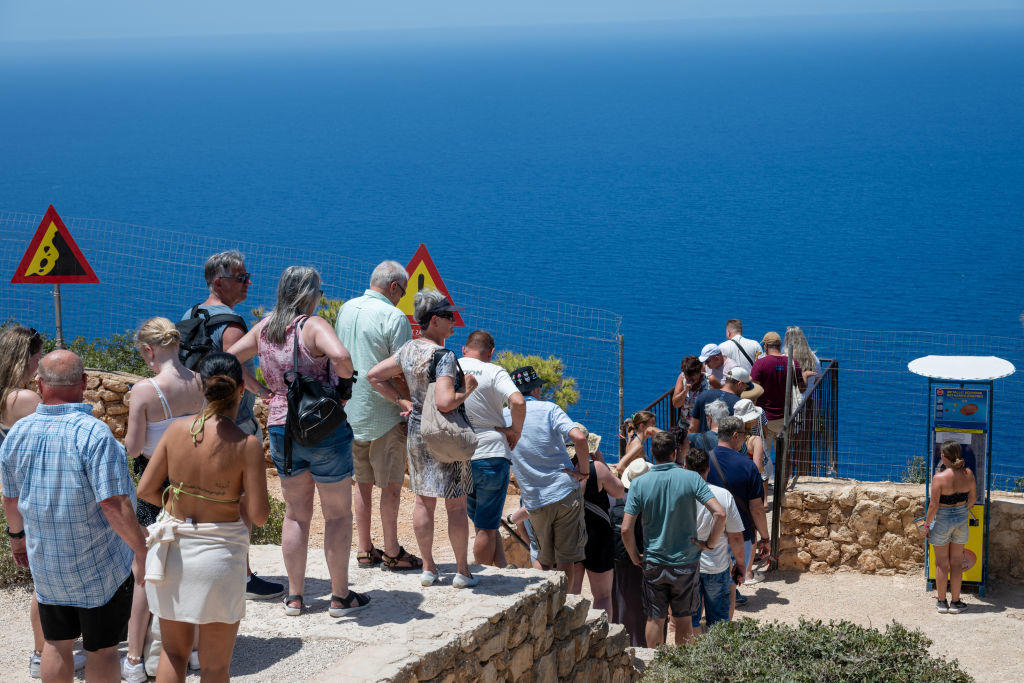Sign up to The Getaway newsletter , Most crowded holiday destinations , Most tourists per square km , Most overnight stays , Where can I visit instead?, Logrono , Least crowded holiday destinations , Skopelos, Least per square km , Estepona , Least overnight stays