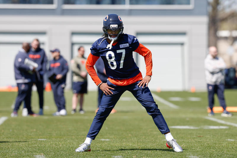 1. QB Caleb Williams, 2. WR Rome Odunze, 3. RB Roschon Johnson, 4. WR Luther Burden III, 5. C Drew Dalman, 6. OT Ozzy Trapilo, 7. DT Grady Jarrett, 8. CB Kyler Gordon, 9. CB Zah Frazier, 10. S Jaquan Brisker
