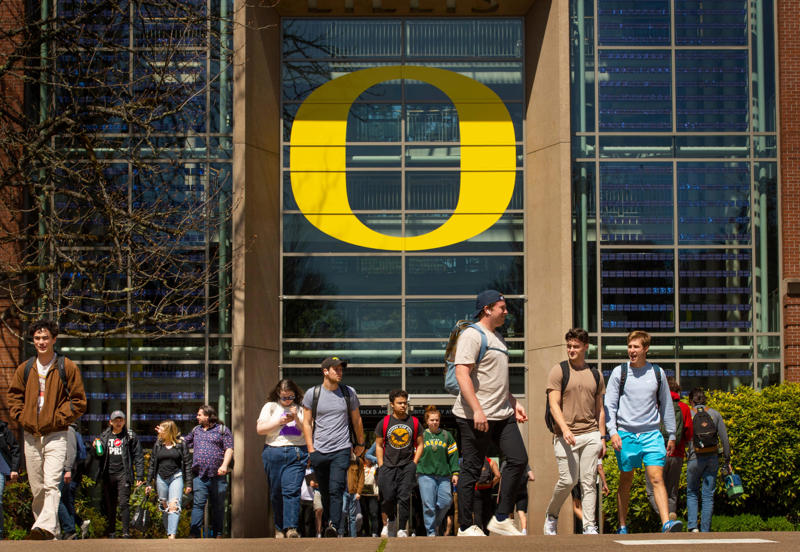 18. University of Nebraska -- Lincoln, 17. University of Oregon, 16. University of Iowa, 15. Indiana University -- Bloomington, 12. University of Minnesota -- Twin Cities, 9. University of Maryland, College Park, 6. University of Wisconsin -- Madison, 5. University of Illinois Urbana-Champaign, 4. University of Southern California, 3. University of Michigan -- Ann Arbor, 2. University of California -- Los Angeles, 1. Northwestern University