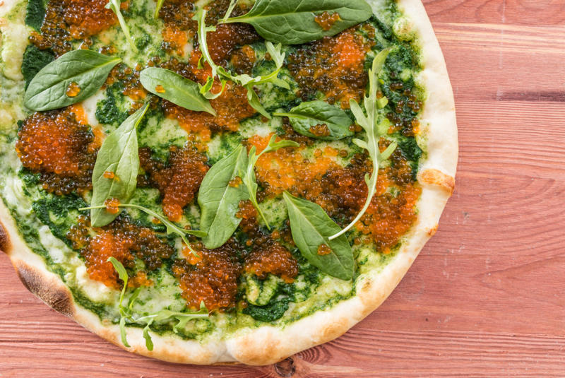 Where did pizza originate?, The first pizza topping, Pickle pizza, USA, Sardine pizza, Italy, Cheeseburger pizza, USA, Caviar pizza, Sweden, Chicken with Catupiry pizza, Brazil, Reindeer meat pizza, Finland, Romeo and Juliet, Brazil, Dessert pizzas, Brazil, Breakfast pizza, Australia, Green peas, Brazil, Squid pizza, Japan, Tandoori chicken pizza, India, Seafood pizza, Italy