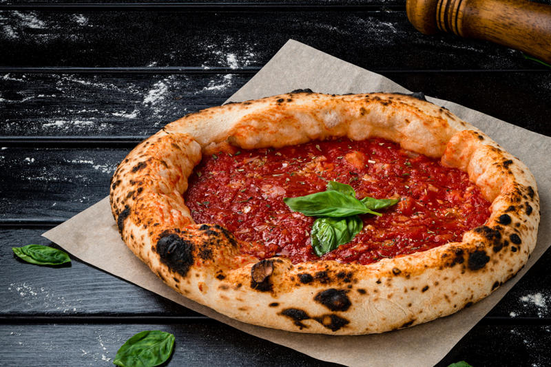 Where did pizza originate?, The first pizza topping, Pickle pizza, USA, Sardine pizza, Italy, Cheeseburger pizza, USA, Caviar pizza, Sweden, Chicken with Catupiry pizza, Brazil, Reindeer meat pizza, Finland, Romeo and Juliet, Brazil, Dessert pizzas, Brazil, Breakfast pizza, Australia, Green peas, Brazil, Squid pizza, Japan, Tandoori chicken pizza, India, Seafood pizza, Italy