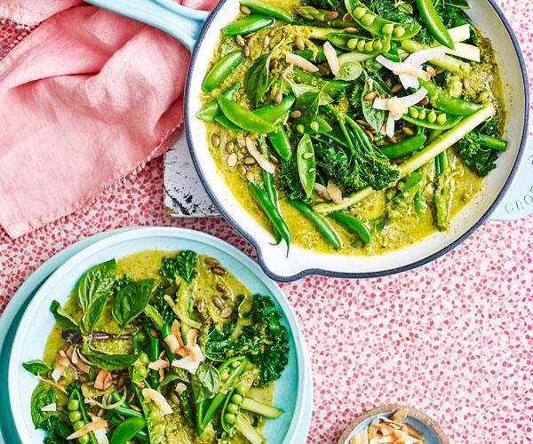          Spicy zucchini &amp; ricotta stuffed pasta shells      ,          Lemon pasta with chilli &amp; crispy crumbs      ,          Roast pumpkin, capsicum, lentil and quinoa salad      ,          Crispy tofu with palm sugar dressing in the air fryer      ,          Crispy tofu katsu burgers      ,          Spiced tofu bao buns with pineapple cucumber salad      ,          Sticky tofu skewers with lemony red slaw &amp; chickpea croutons      ,          Corn, zucchini and chickpea fritters      ,          Mushroom brown rice risotto      ,          Smoky mushroom soup with garlic labne      ,          Whole roasted cauliflower with creme fraiche dressing      ,          Vegetable gado gado with peanut sauce      ,          Honey soy pumpkin with zucchini noodles and cashews      ,          Pumpkin rotolo with sage butter sauce      ,          Indian-spiced red lentil and pumpkin soup      ,          Baked pumpkin, sage and camembert risotto      ,          Pumpkin, capsicum and fetta stuffed mushrooms      ,          Pumpkin &amp; sage gnocchi pasta bake      ,          Mushroom-stuffed butternut pumpkin      ,          Smoky pumpkin tacos with jalapeño salsa      ,          Roasted rice and pumpkin curry      ,          Cheesy cauliflower bake      ,          Gai lan and mushroom five-spice stir-fry      ,          Vegetable and ginger soba noodle salad      ,          Green minestrone with pesto      ,          Roast vegetable salad with garlic mustard dressing      ,          Broccoli and paneer saag curry      ,          Mushroom and corn tacos      ,          Rice salad      ,          Beer-battered tofu and wedges      ,          Turmeric dosa with green chilli potatoes      ,          Roast vegetable spelt pasta      ,          Mushroom pie with minted mushy peas      ,          Brown rice nasi goreng with soft-boiled egg      ,          Green vegie bibimbap bowls      ,          Fifty tomatoes and seed pasta      ,          Mushroom and three-cheese no knead pizza      ,          Sunflower bolognese      ,          Mega vegie and haloumi frittata      ,          Zucchini and haloumi slice      ,          Ricotta zucchini rolls with roasted tomato sauce      ,          Spaghetti and zesty rocket salsa verde      