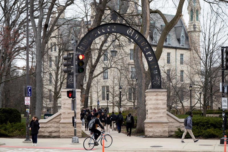 18. University of Nebraska, 17. University of Oregon, 16. University of Iowa, 15. Indiana University, 13. The Pennsylvania State University, 13. Michigan State University, 12. University of Minnesota, 10. University of Washington, 10. Purdue University, 9. University of Maryland, 7. Rutgers University, 7. The Ohio State University , 6. University of Wisconsin, 5. University of Illinois, 4. University of Southern California, 3. University of Michigan, 2. University of California, Los Angeles, 1. Northwestern University