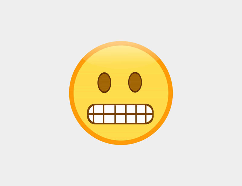 Grimacing face, Alternate text, Alternate emojis, Clapping hands, Loudly crying face, Tick/checkmark, Red love heart