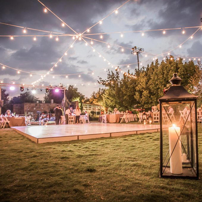 A Photo Journey of Your Story, Ample Outdoor Reception Lighting, Hang Chandeliers From Trees, Birdseed Confetti, DIY Photo Booth, Make Your Own Seating, Pallet Dance Floor, Succulent Wedding Gifts, DIY Wooden Wedding Arch, Tree Stump Centerpieces, Whimsical Light Bulbs Flower Holders, Lawn Games, Wooden Direction Signs, Use What You Have, DIY Wedding Decorations Concrete Numbers or Letters, Accommodate for the Weather, Arbor Seating, Use Your Resources Wisely, Marquee Letters