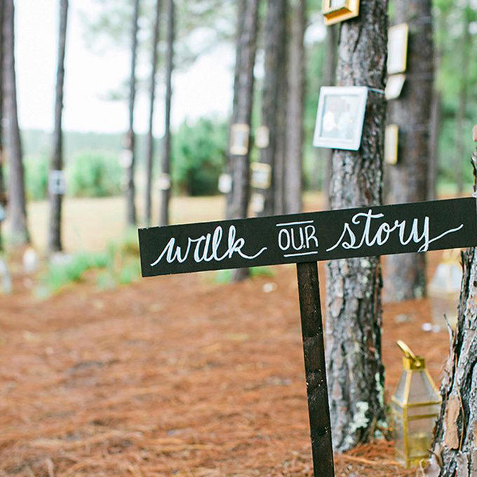A Photo Journey of Your Story, Ample Outdoor Reception Lighting, Hang Chandeliers From Trees, Birdseed Confetti, DIY Photo Booth, Make Your Own Seating, Pallet Dance Floor, Succulent Wedding Gifts, DIY Wooden Wedding Arch, Tree Stump Centerpieces, Whimsical Light Bulbs Flower Holders, Lawn Games, Wooden Direction Signs, Use What You Have, DIY Wedding Decorations Concrete Numbers or Letters, Accommodate for the Weather, Arbor Seating, Use Your Resources Wisely, Marquee Letters