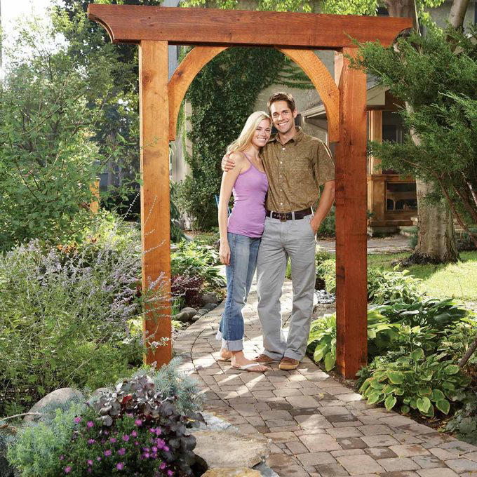 A Photo Journey of Your Story, Ample Outdoor Reception Lighting, Hang Chandeliers From Trees, Birdseed Confetti, DIY Photo Booth, Make Your Own Seating, Pallet Dance Floor, Succulent Wedding Gifts, DIY Wooden Wedding Arch, Tree Stump Centerpieces, Whimsical Light Bulbs Flower Holders, Lawn Games, Wooden Direction Signs, Use What You Have, DIY Wedding Decorations Concrete Numbers or Letters, Accommodate for the Weather, Arbor Seating, Use Your Resources Wisely, Marquee Letters