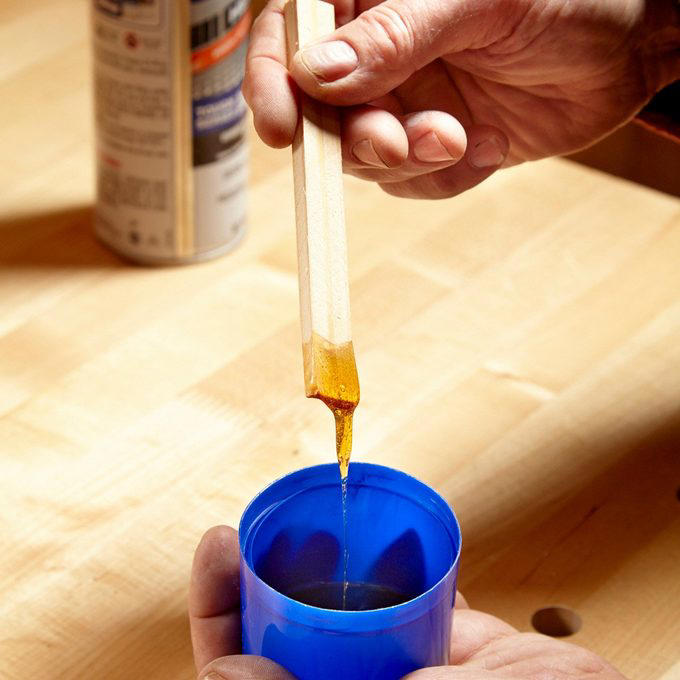 Coffee container, Hose reel, Ice trays, Foam beverage can holders, Use a pool noodle inside a drawer, 5-Gallon buckets, Paper tubes, Toothbrushes, Tennis balls, Milk jugs, Clamshell containers, Pipe insulation, Wine bottle, Gutter garden, Curtain rods, Mesh produce bag, Save your containers, PVC piping, Old clothing, Used or leftover building materials, Old rake, Packing peanuts, Use an old eyeglass case for hardware storage, Gardening tool hack, Wine cork caulk saver, Pop tops, Old sneaker, Bread tabs, Pie plate, Egg cartons, Tape containers, Wine box shoe storage, Garden hose, Old gloves, Three-ring binder spine, Painter’s plastic, Coffee bag ties, To-go coffee cup, Rx bottle for storing fasteners, Tissue box, Peanut butter jars, Golf tees, Bike inner tubes, Grated cheese container, Garment bag, Spray paint organizer, Flexible drainage pipe, Plastic shelving units, Wire mesh fence, Key ring, Toothbrush holder, Cooking cooling racks, Save those caps!, Pet collar, Old trash cans, Tomato cage, Cleaned out grill, Milk crates, Broken laundry basket, Floral water tubes, Drill box reuse, Floor tiles for drawer liners, Paint tray, Fence post, Electrical box, Twist ties, Clothespins, Electrical wire, Golf club covers, Yardstick, Shelf liner, Flowerpot drip pans, Laundry jug watering can, Bucket lids, Cereal box, Coffee carry-all, Bubble wrap®, Rubber chair leg cap, No-slide knee pads, Appliance and tool manuals, Chip clips