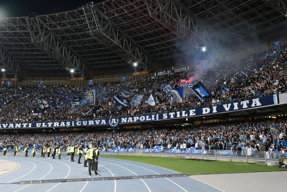 15. De Kuip – Feyenoord, 14. Karaiskakis Stadium – Olympiacos, 13. Cairo International Stadium – Al Ahly and Zamalek, 12. San Mamés – Athletic Bilbao, 11. Maracanã – Flamengo, Fluminense &amp; Vasco da Gama, 10. Deutsche Bank Park – Eintracht Frankfurt, 9. The Marshall Jozef Pilsudski’s Stadium – Legia Warsaw, 8. Stadio Diego Armando Maradona – Napoli, 7. Rams Park – Galatasaray, 6. Estadio Mas Monumental – River Plate, 5. Anfield – Liverpool, 4. San Siro – AC Milan and Inter Milan, 3. Signal Iduna Park – Borussia Dortmund, 2. Celtic Park – Celtic, 1. La Bombonera – Boca Juniors