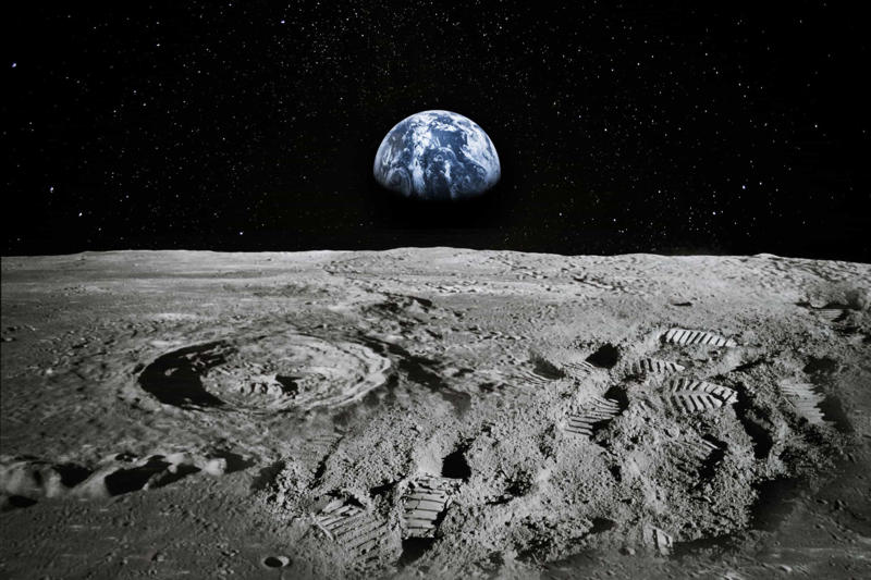 The Moon moves further from the Earth every year The dark spots on the Moon are called "Maria", The Moon's brightness is due to the Sun, Moonquakes exist, The Moon is about 32 Earths away from us, A dust cloud surrounds the Moon, The Moon temperature, The Moon moves further from the Earth every year, We always see the same side of the Moon, The crust of the Moon varies in thickness, Shadows on the Moon are darker than on Earth, The Moon is just over one-quarter the size of the Earth, The South Pole-Aitken crater is the largest on the Moon, The Moon can affect how we sleep, Lunar eclipse