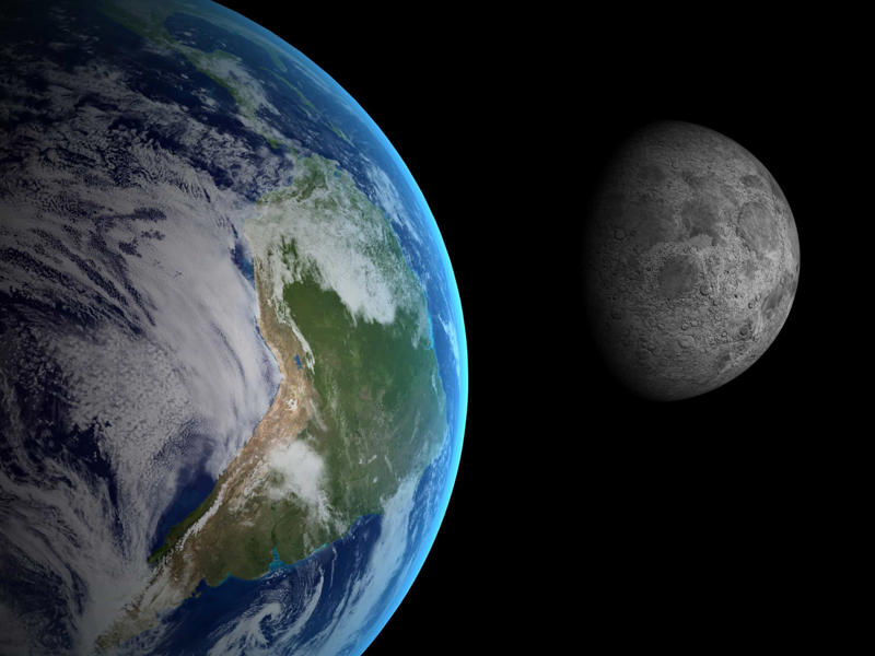 The Moon is about 32 Earths away from us The dark spots on the Moon are called "Maria", The Moon's brightness is due to the Sun, Moonquakes exist, The Moon is about 32 Earths away from us, A dust cloud surrounds the Moon, The Moon temperature, The Moon moves further from the Earth every year, We always see the same side of the Moon, The crust of the Moon varies in thickness, Shadows on the Moon are darker than on Earth, The Moon is just over one-quarter the size of the Earth, The South Pole-Aitken crater is the largest on the Moon, The Moon can affect how we sleep, Lunar eclipse