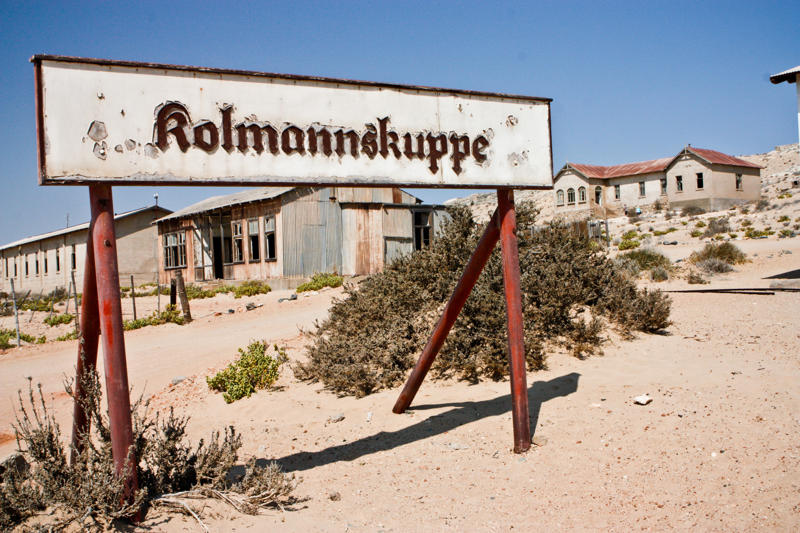 Virginia City, USA, Craco, Italy, Terlingua, USA, Hashima Island, Japan, Kennecott, USA, Kolmanskop, Namibia, Animas Forks, USA, Ross Island, India, Rhyolite, USA, Oradour-sur-Glane, France, Calico, USA, Bodie, USA, Glenrio, USA, Garnet, USA, Kayaköy, Turkey