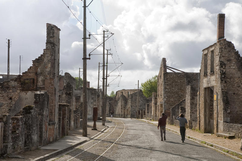 Virginia City, USA, Craco, Italy, Terlingua, USA, Hashima Island, Japan, Kennecott, USA, Kolmanskop, Namibia, Animas Forks, USA, Ross Island, India, Rhyolite, USA, Oradour-sur-Glane, France, Calico, USA, Bodie, USA, Glenrio, USA, Garnet, USA, Kayaköy, Turkey